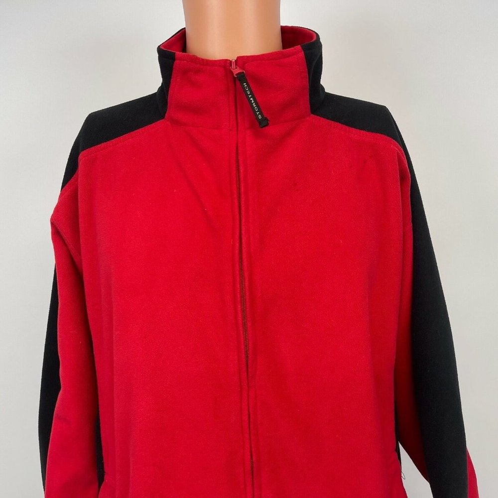Stormtech Performance Fleece Jacket Full Zip Red … - image 1